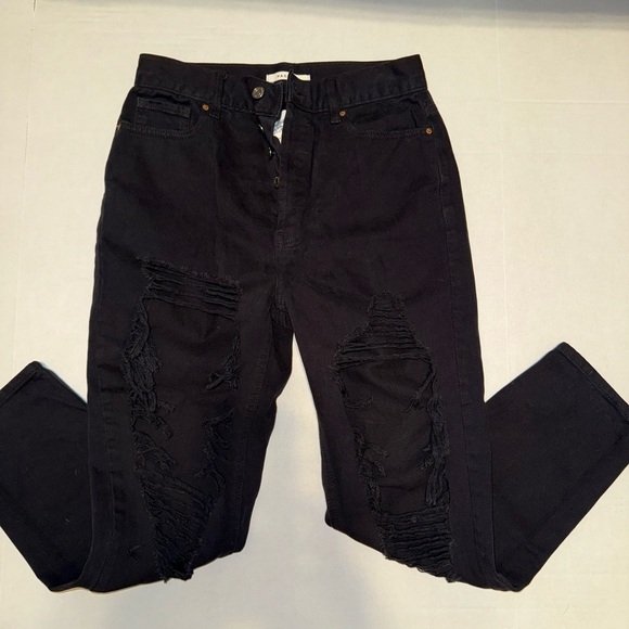 PAC Sun Distressed Straight Jeans Size 28” NWT🩷 - Picture 1 of 5